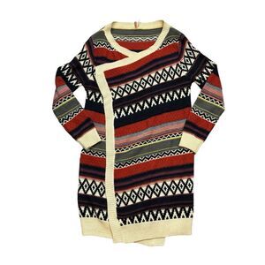 Ladies Ekklesia Brand Open Front Waterfall‎ Cardigan Size Small